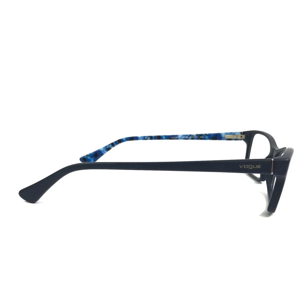 Vogue Eyeglasses Frames VO2886 2225 Matte Blue Rectangle Full Rim 53-16-140